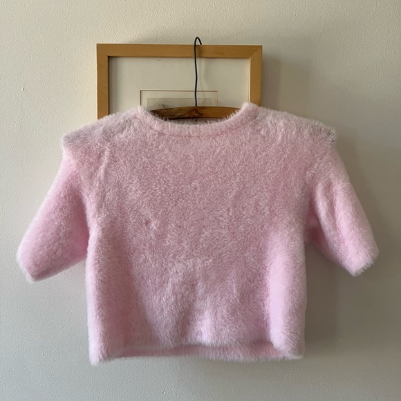 SKIMS cozy fuzzy knit sweater NWOT - Picture 1 of 3